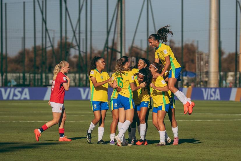 Brasil vence Noruega e lidera grupo do Mundial Feminino Sub-17