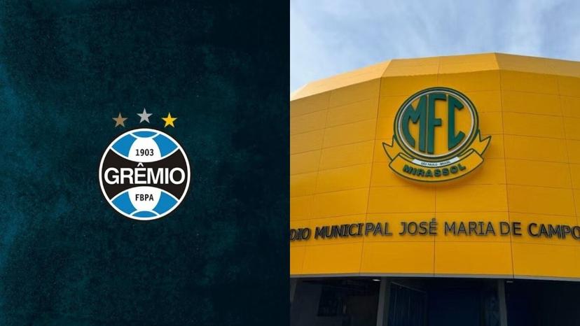 Grêmio volta ao Brasileirão na beira do Z4 contra o Mirassol
