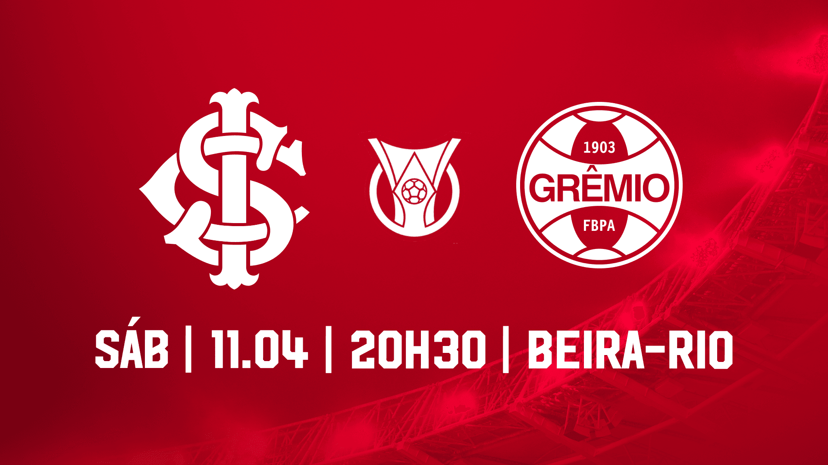 Gre-Nal 452: Inter em alta enfrenta Grêmio cheio de baixas no Beira-Rio