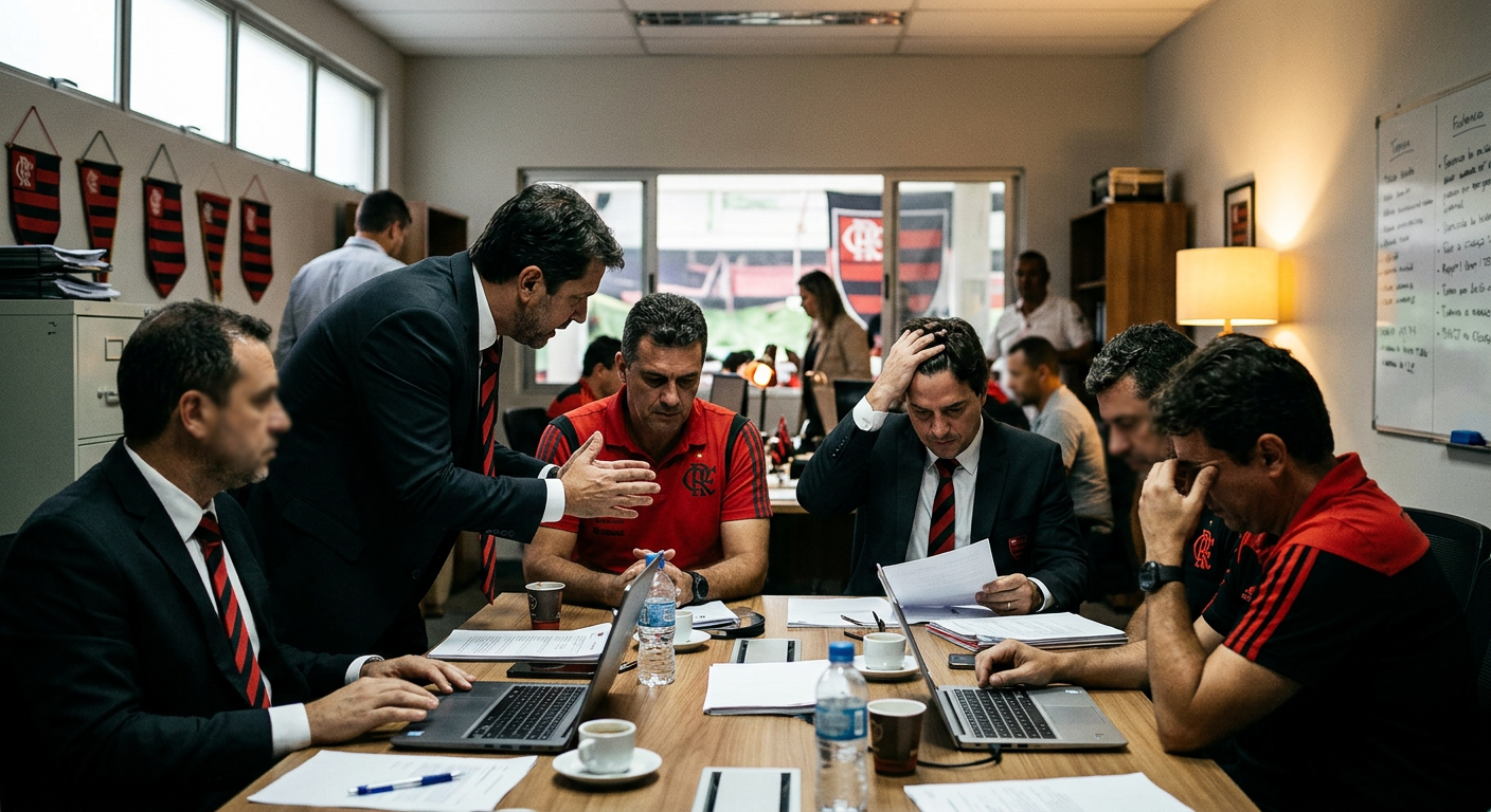 Pressão no Flamengo: José Boto vira alvo e crise se expande da comissão técnica para a diretoria