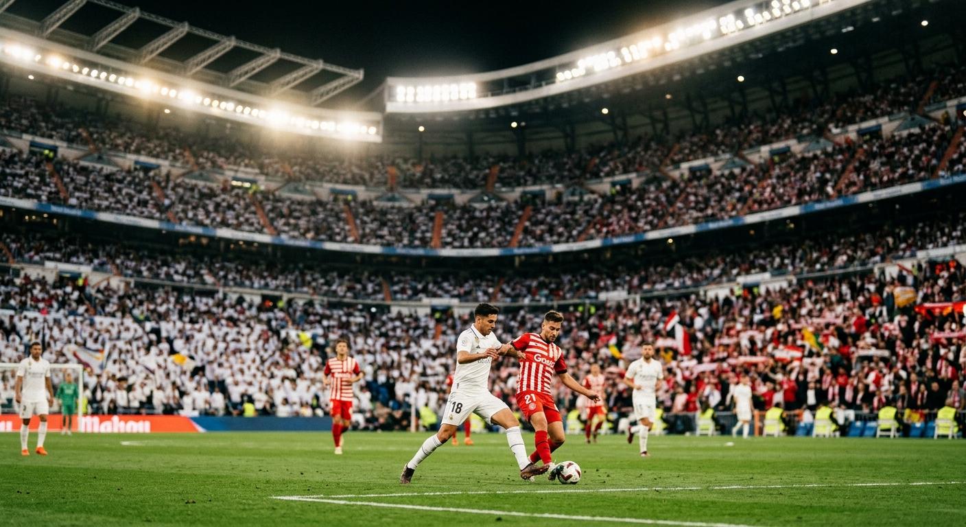 Real Madrid empata com Girona e vê o título da La Liga escapar