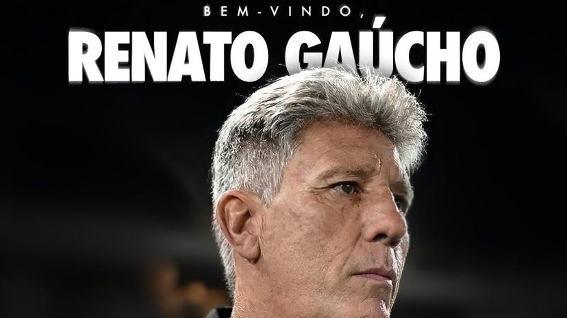 Renato Gaúcho no Vasco: reconstruir o ataque é a missão do Brasileirão 2026