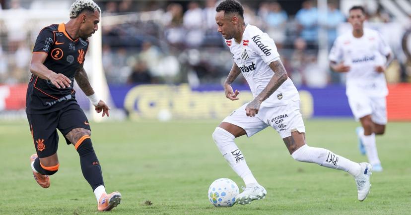 Santos 1x1 Corinthians: Neymar apagado e Santos com 9 sobrevive