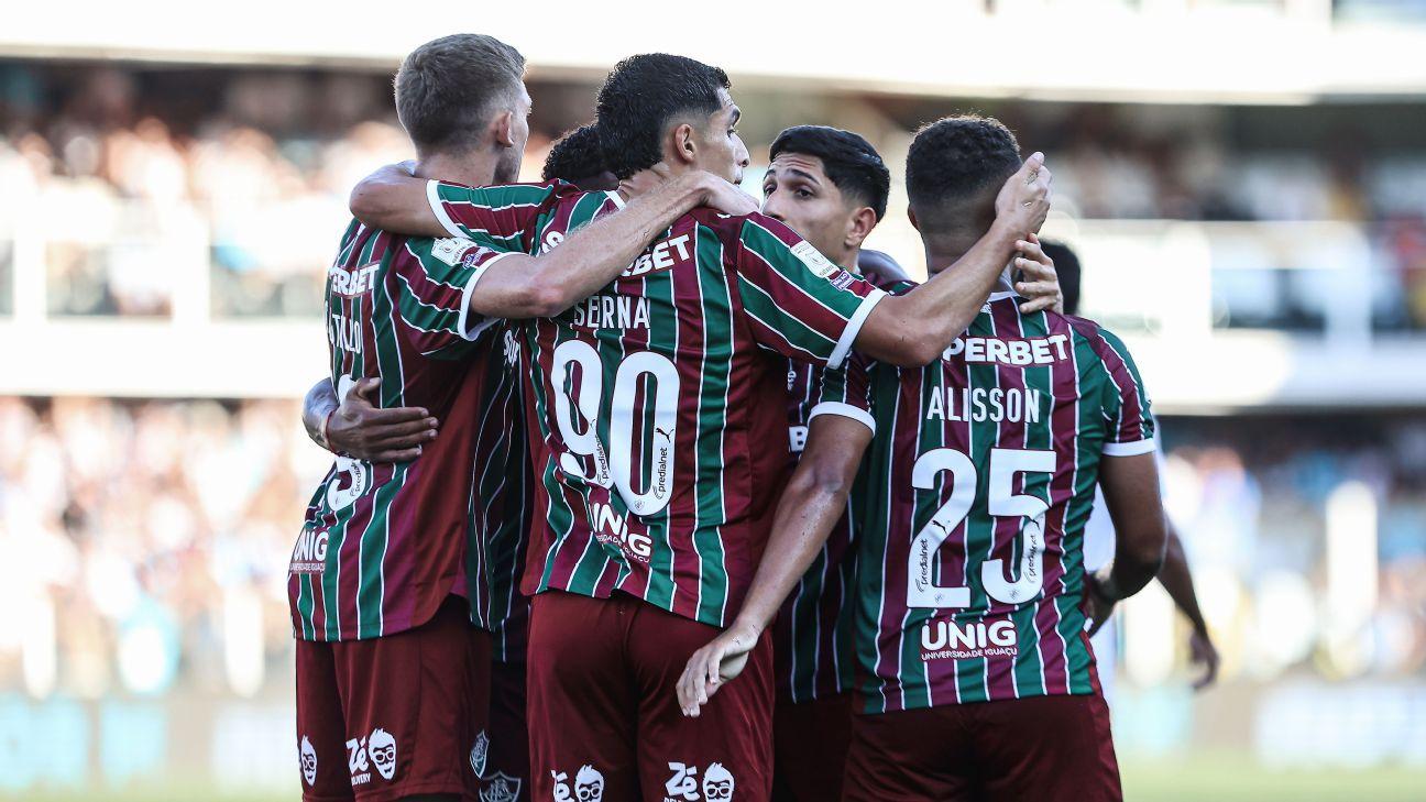 Santos 2x3 Fluminense: virada dupla e Neymar apagado na Vila Belmiro