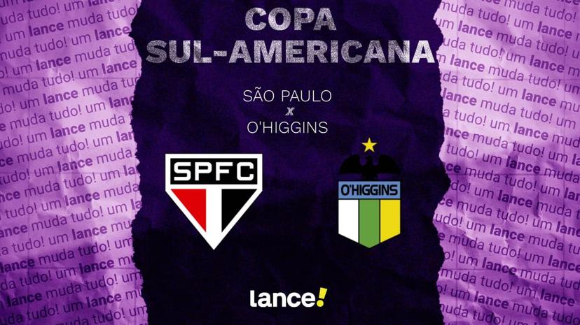São Paulo x O'Higgins ao vivo: Sul-Americana 2026 Grupo C